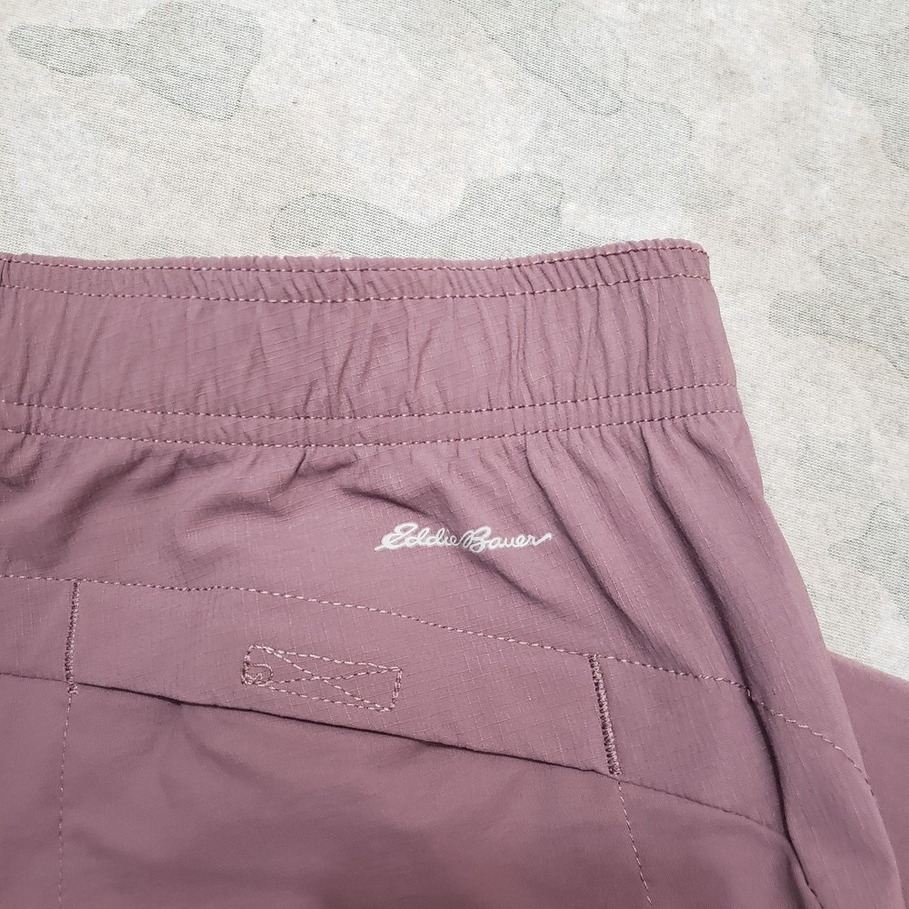 Eddie Bauer Pants Womens 0 Purple First Ascent Pockets Pull On - Picture 12 of 13